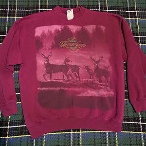Vintage 90s Whitetail Deer Crewneck